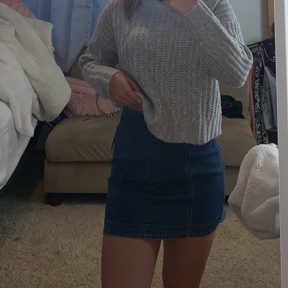 Denim skirt